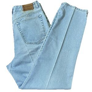 Lauren Ralph Lauren Jeans Women’s 12 Light Wash Straight Leg Stretch 30x29